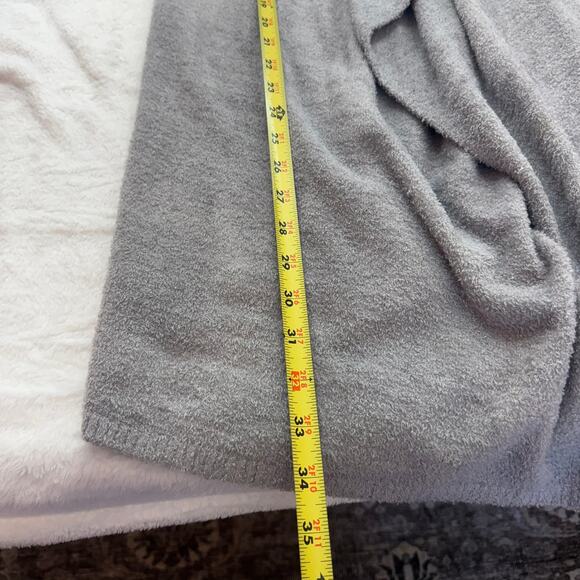 Barefoot Dreams Women’s Ombré Cream/Gray Waterfall Cardigan Sweater Size S/M - Picture 5 of 7